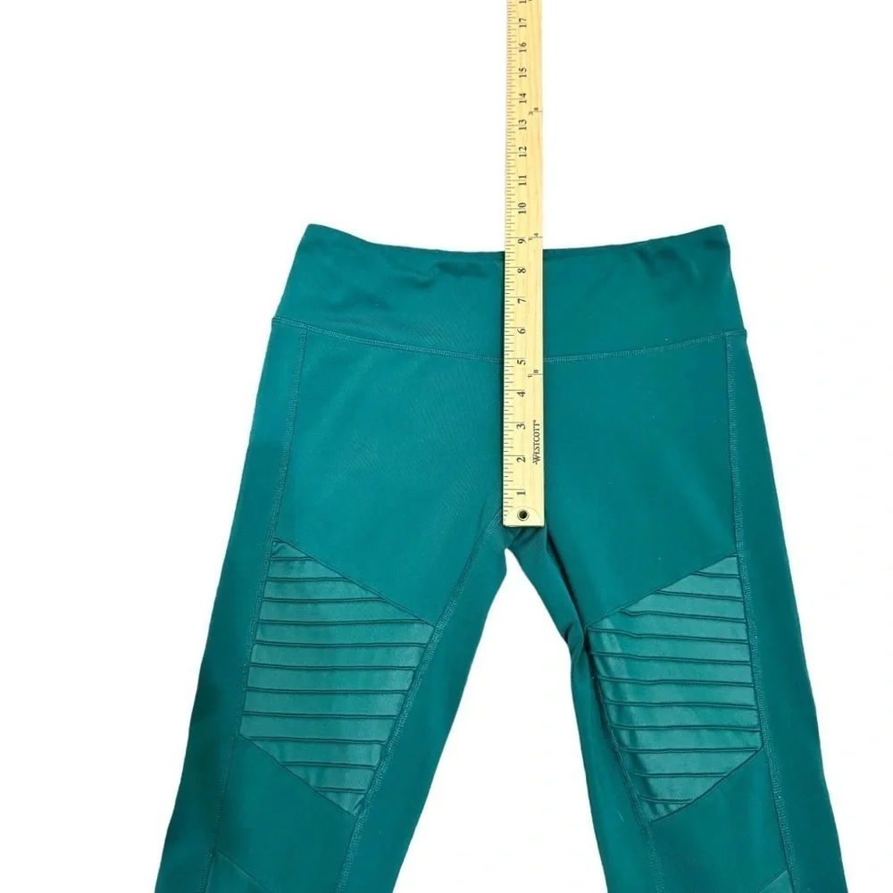 Alo Yoga Moto‎ Legging Forest Green Full Length Tights Size S